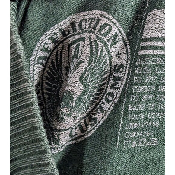 Affliction Gothic American Customs Motor Club Green Jacket - Picture 7 of 13